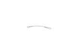 4" White Loop Lanyard (New)