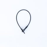 8" Black Loop Lanyard (New)