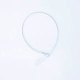 8" White Loop Lanyard (New)