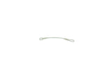4" White Loop Lanyard (New)