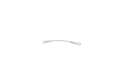 4" White Loop Lanyard (New)