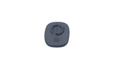 Mini Hard Tags Black (New) - Checkpoint Compatible 8.2MHZ, rear view showing pin hole