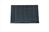 Black Ultrastrip III DR Labels - Sensormatic Compatible AM 58KHz - ZLDRS5, sheet of label strips in rows