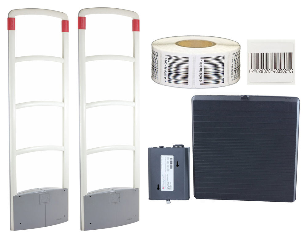 Pharmacy / Grocery Package with Installation, pedestals, label roll and deactivator
