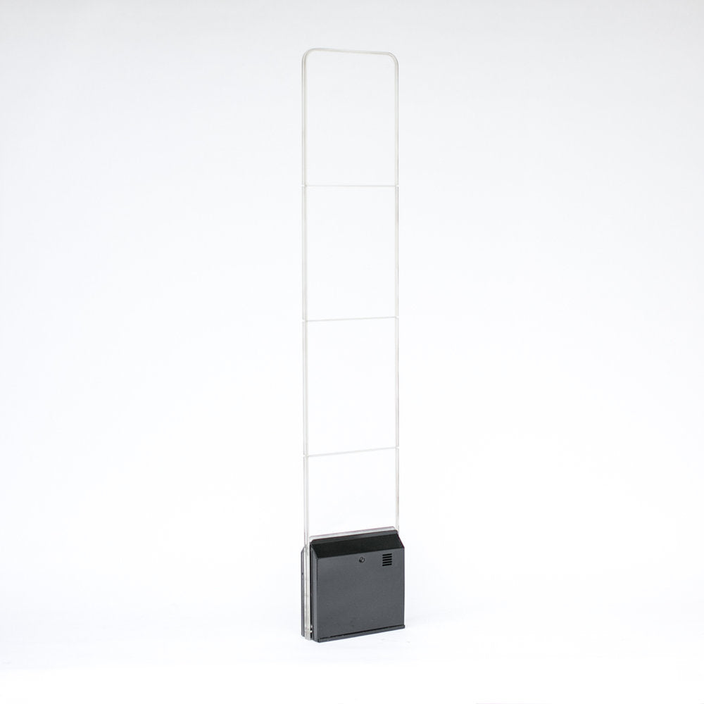 Clear Vector Retail Security Antenna (Refurbished), clear acrylic pedestal with black base