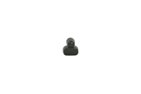 Lingerie Tag Black - Sensormatic Compatible 58KHz, front view with pin head