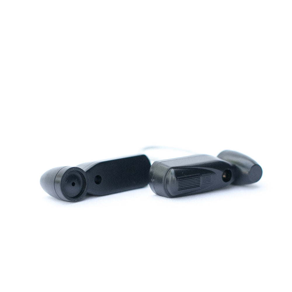 Mini Stylus Tag Black (New) - Sensormatic Compatible 58KHz, pair shown side by side
