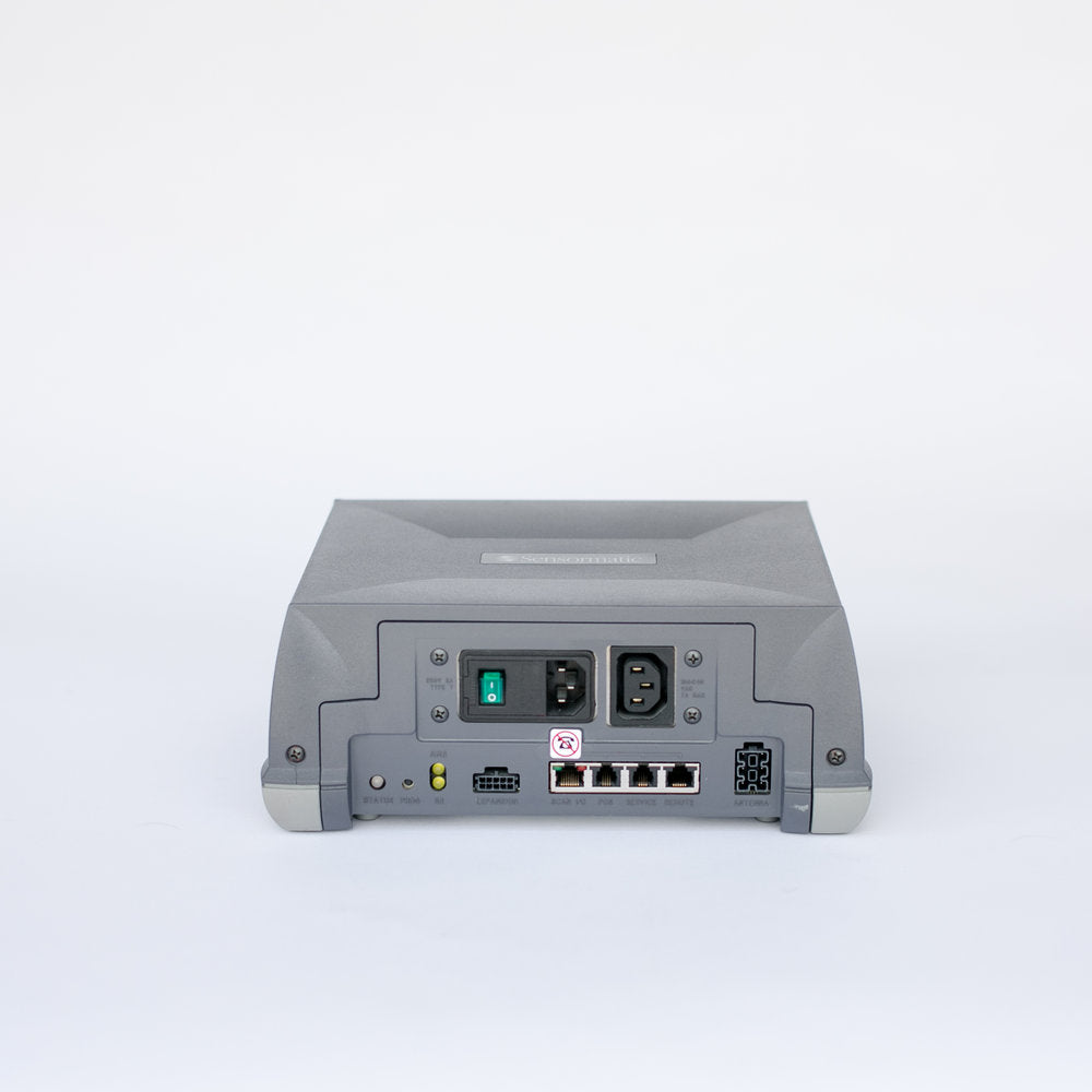 Sensormatic ScanMax Pro Controller rear panel with power switch and connection ports