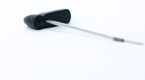 Mini Stylus Tags with Lanyards Black (New) - Checkpoint Compatible 8.2MHz