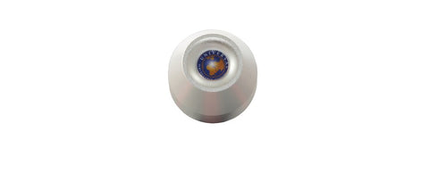 Universal Mini Detacher Chrome (New), top view with Universal globe logo