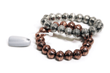 Wasp Jewelry Security Tag - Sensormatic Compatible, attached to beaded bracelets